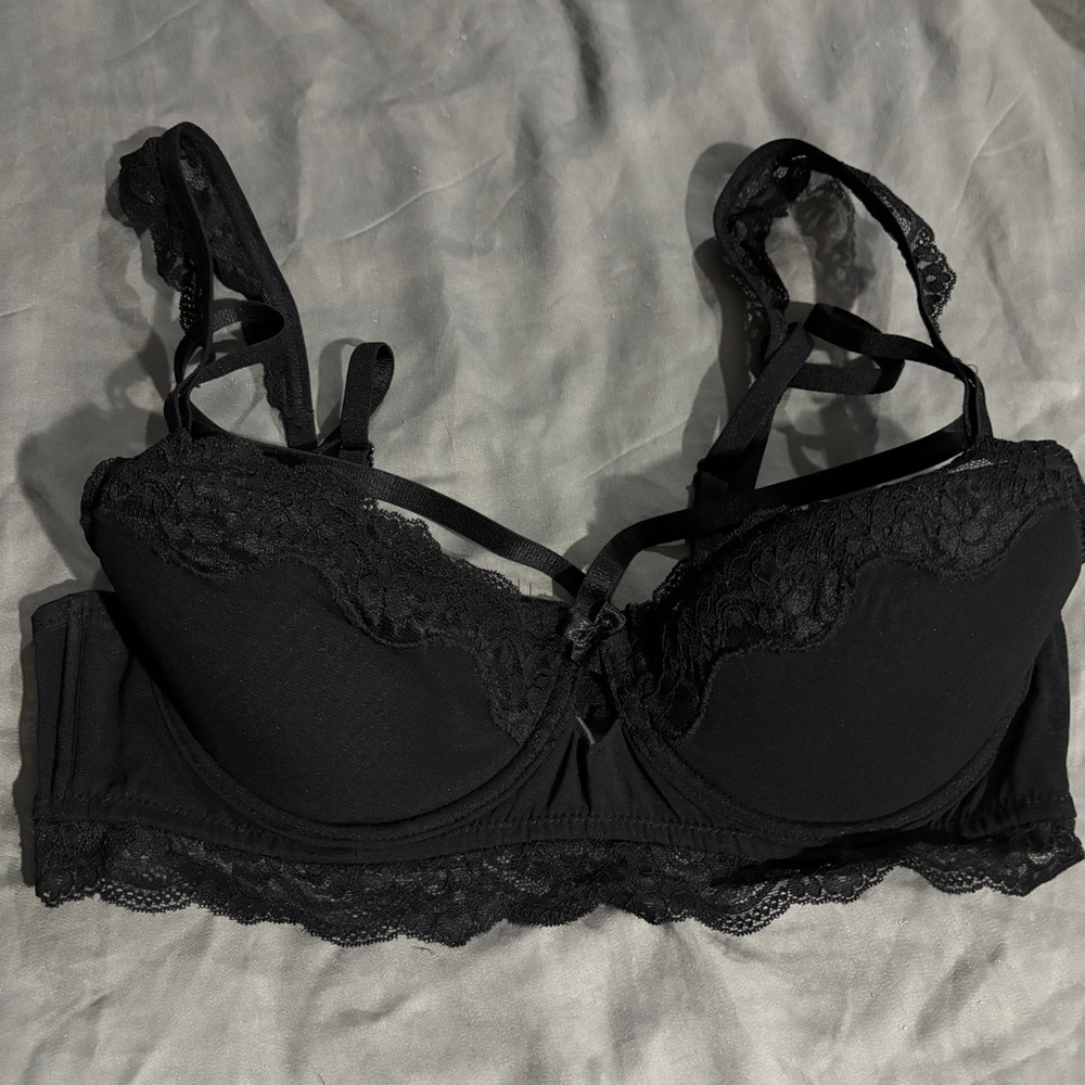 Killstar Lace Balconette Bra Size L